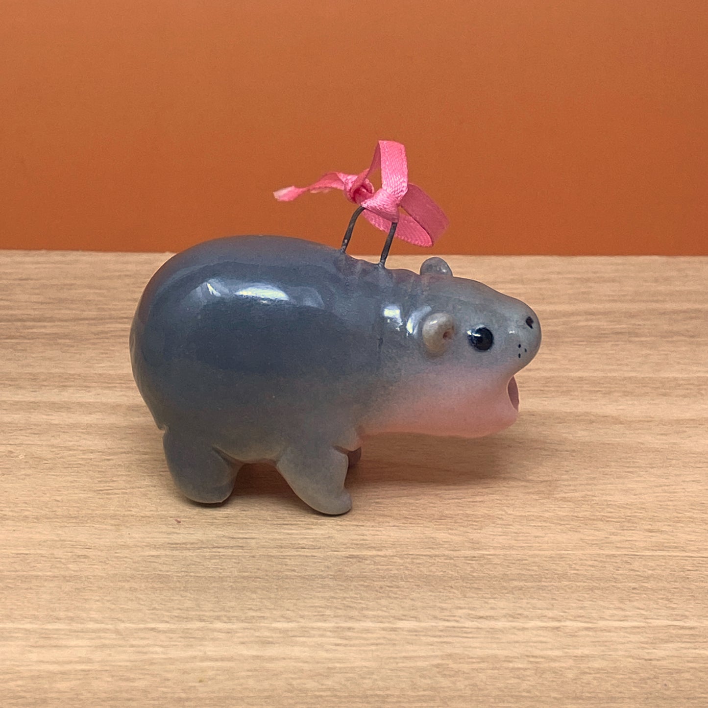 1.5" Baby Pygmy Hippo Ornament
