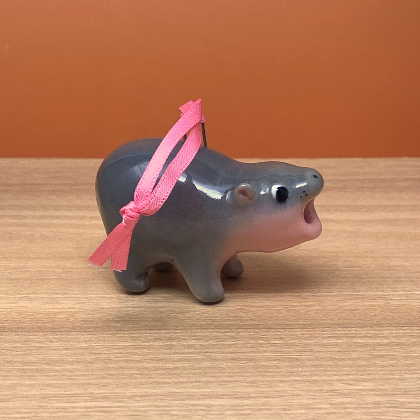 1.5" Baby Pygmy Hippo Ornament