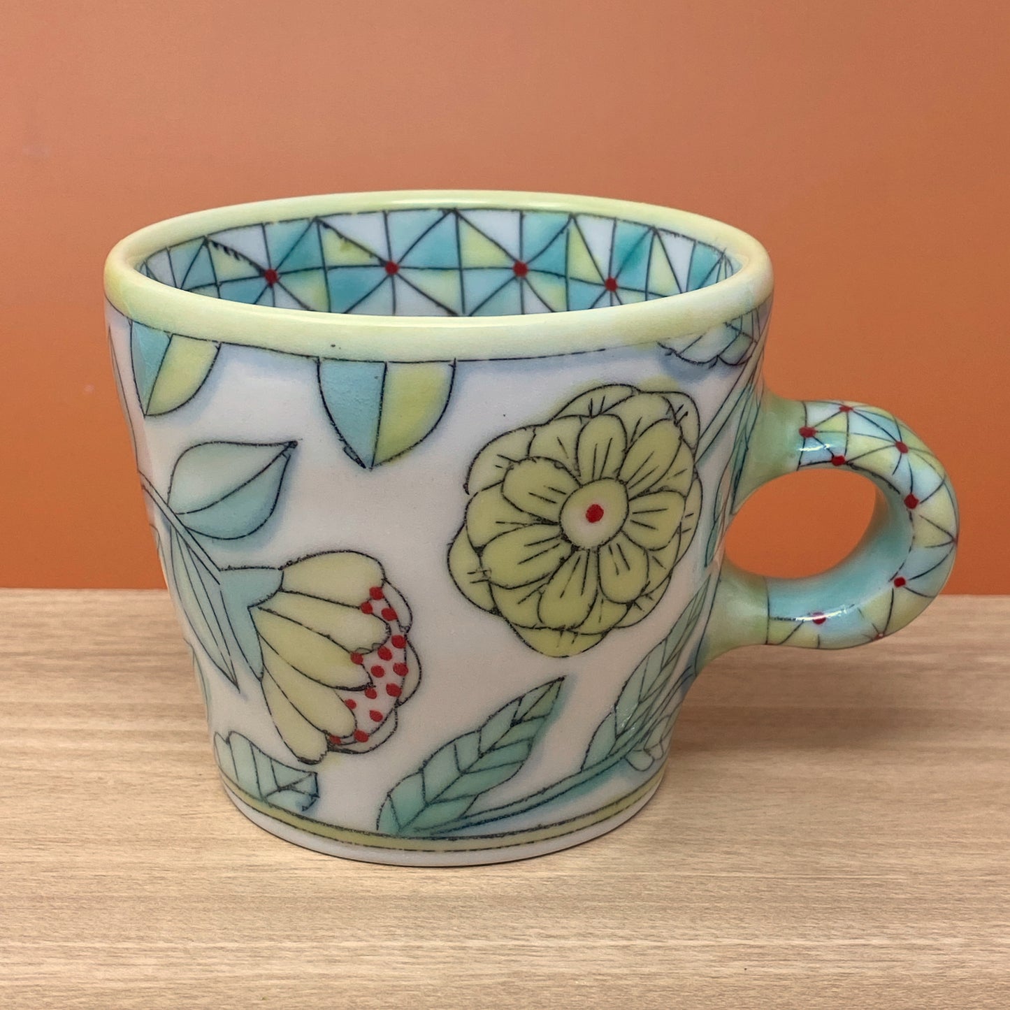 20_9oz Cup: Floral