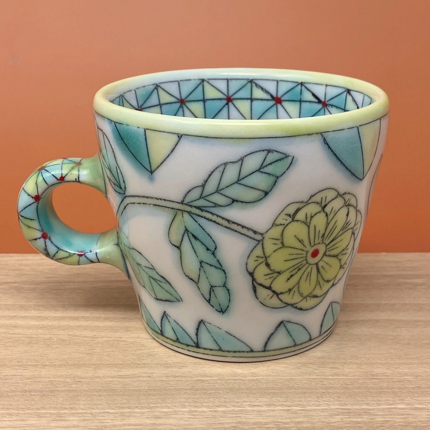20_9oz Cup: Floral