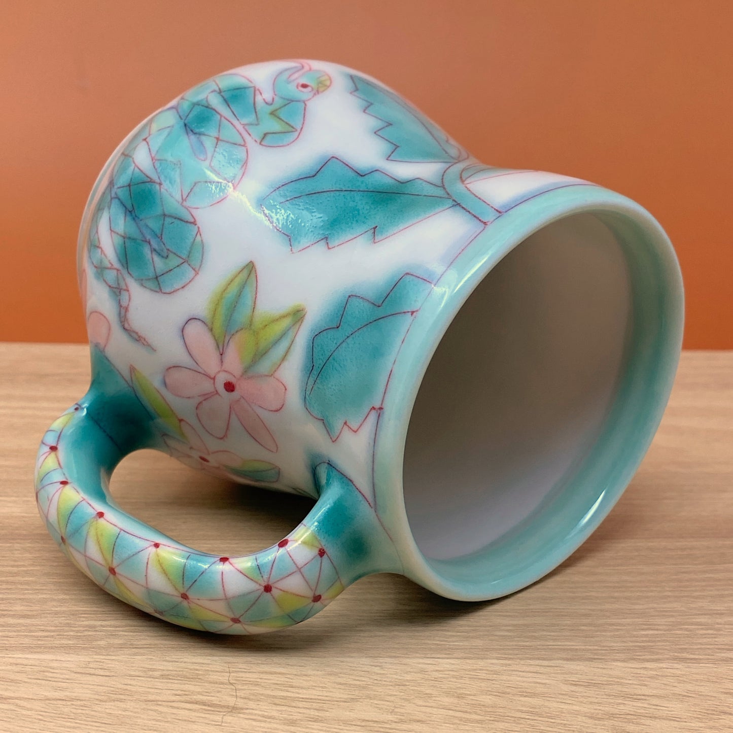 01_16oz Mug: Floral,Snake,Bug