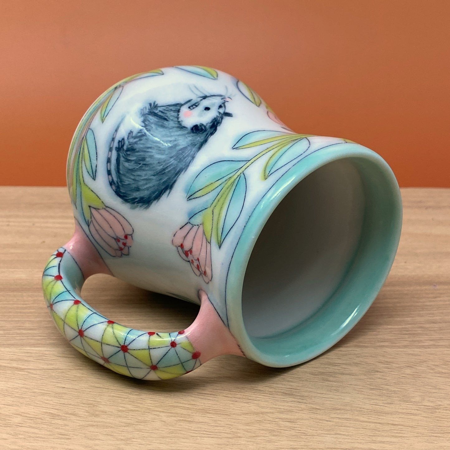 02_14oz Mug: Opossum