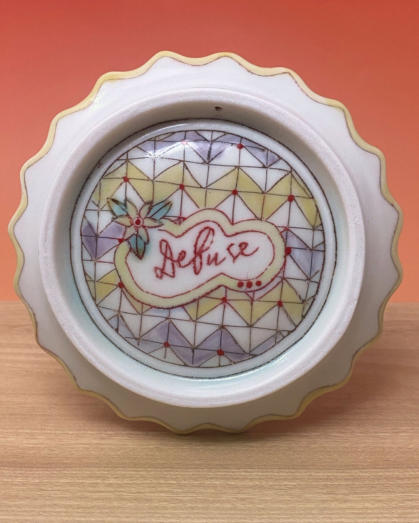 18_5.25” Small Plate: Frog