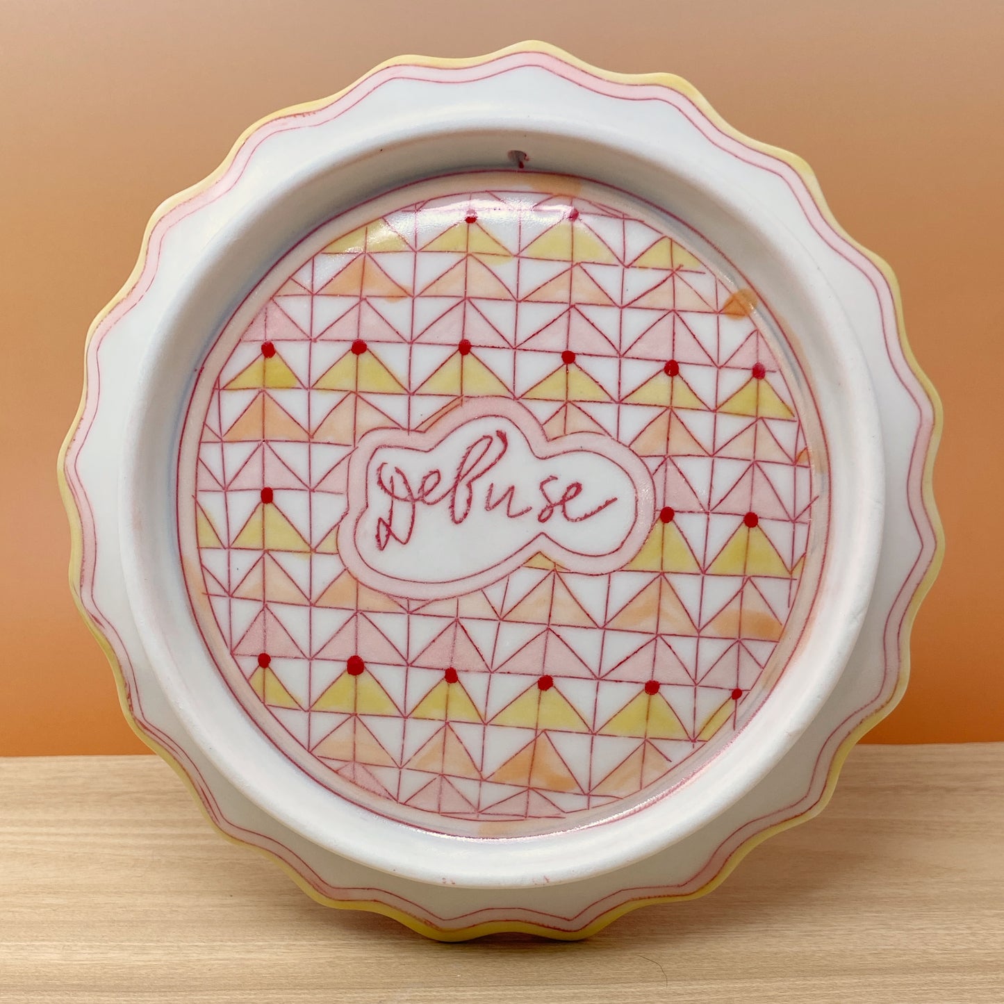 37_Lunch Plate: Pink