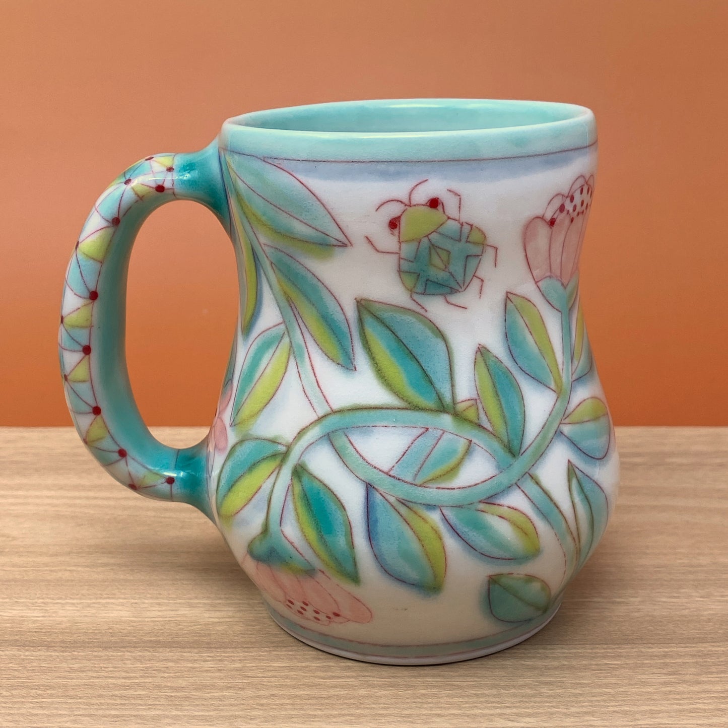 01_16oz Mug: Floral,Snake,Bug