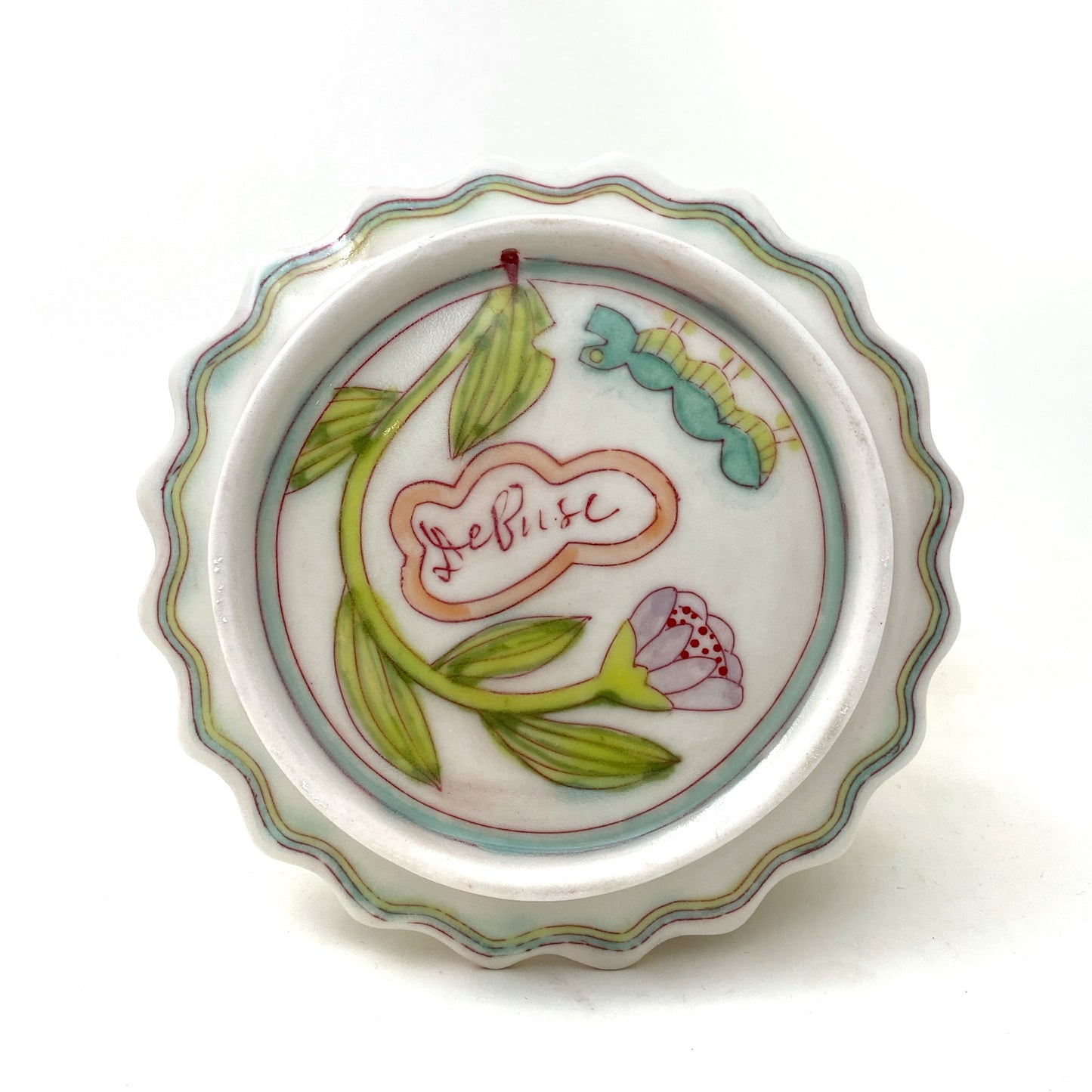100C Butterfly Snack Plate