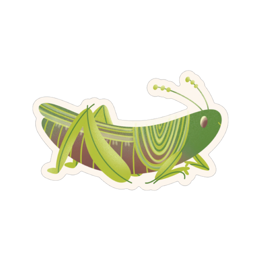 Vinyl Sticker: Grasshopper