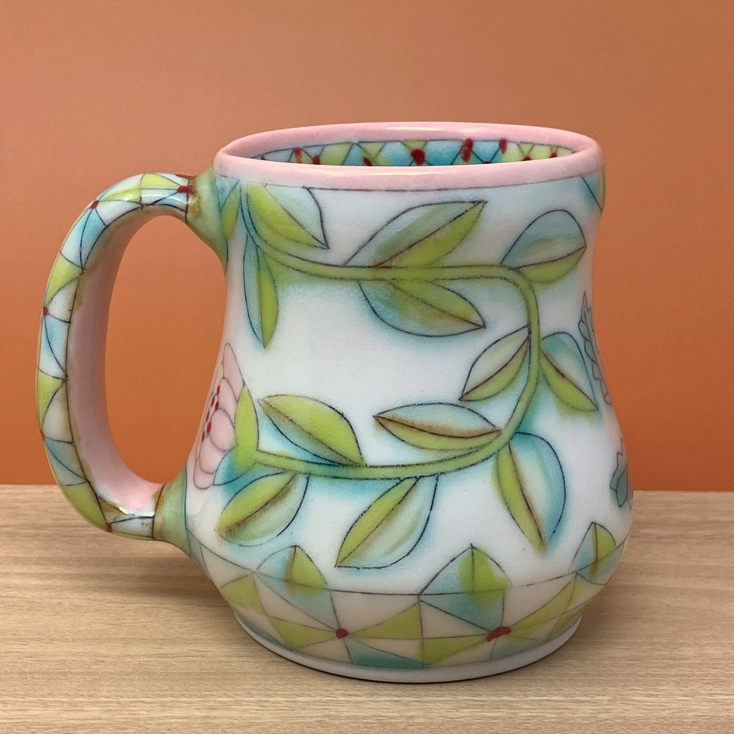 13_15oz Mug:Floral