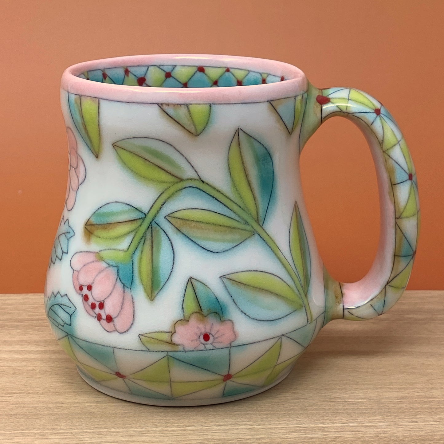 13_15oz Mug:Floral