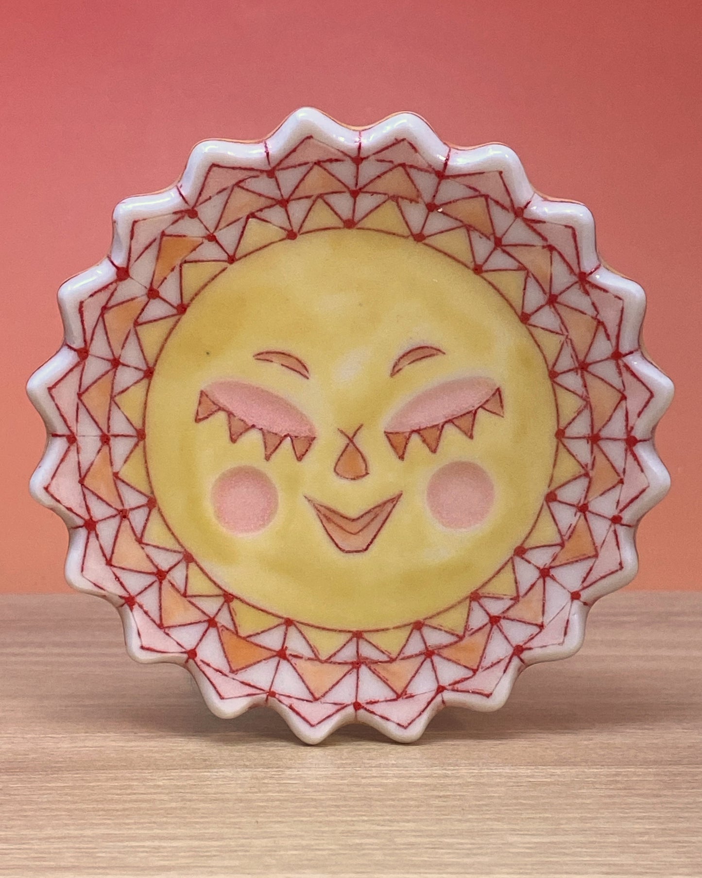 16_4” Tiny Plate: Sun