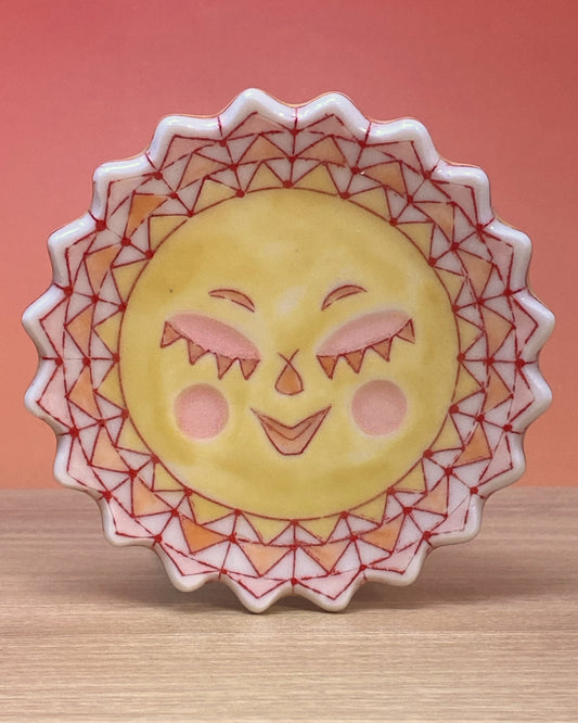 16_4” Tiny Plate: Sun