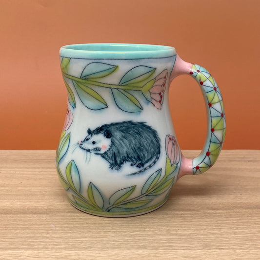 02_14oz Mug: Opossum
