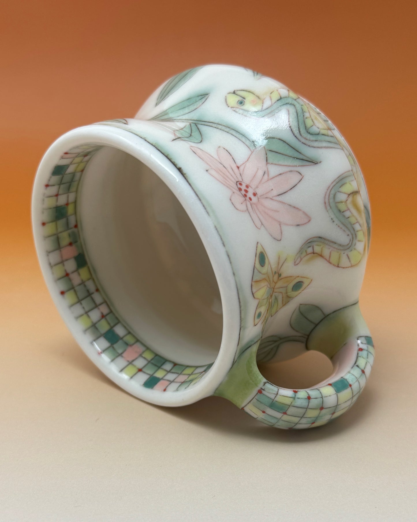 16_12oz Frog, Snakes & Butterfly Mug