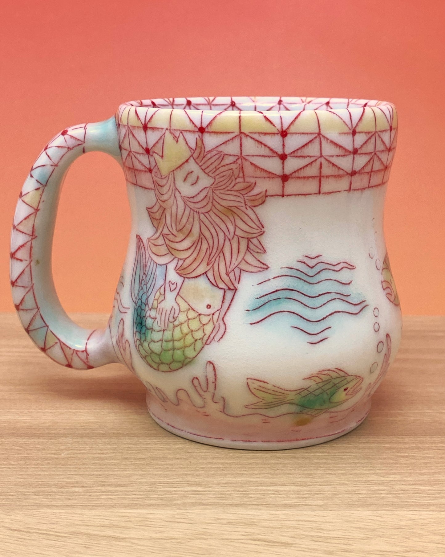 For Kate: MerMen Mugs