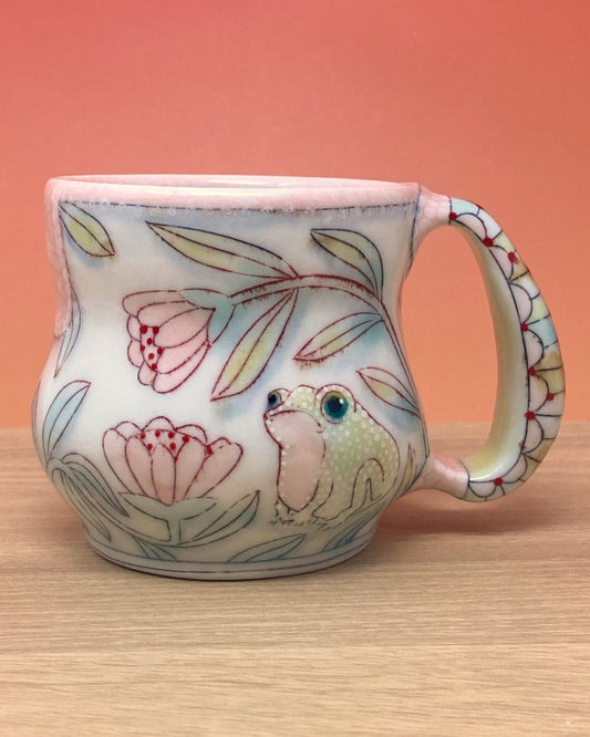 08_12 Oz Mug:Frogs