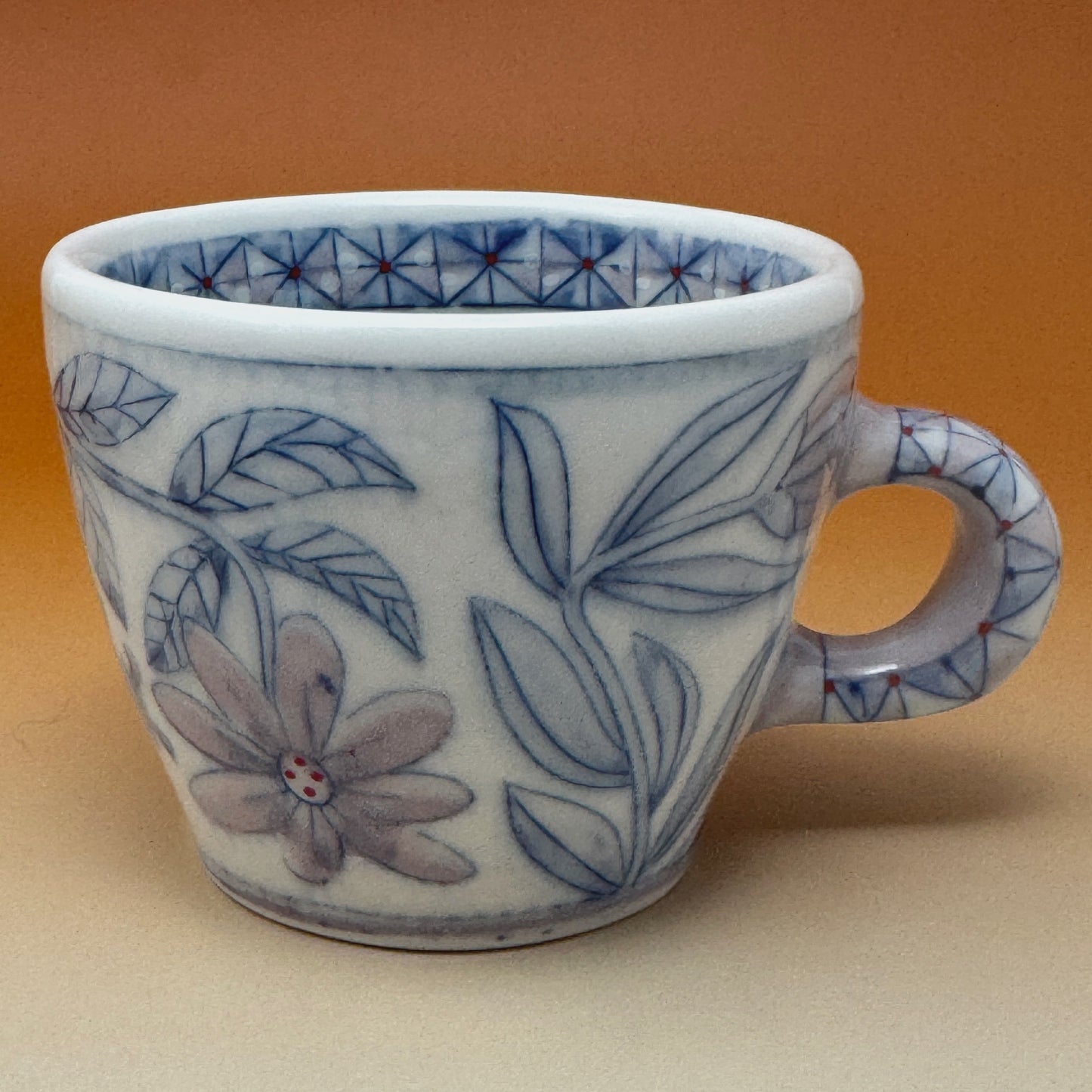 21_10ozBlue & White Floral Mug