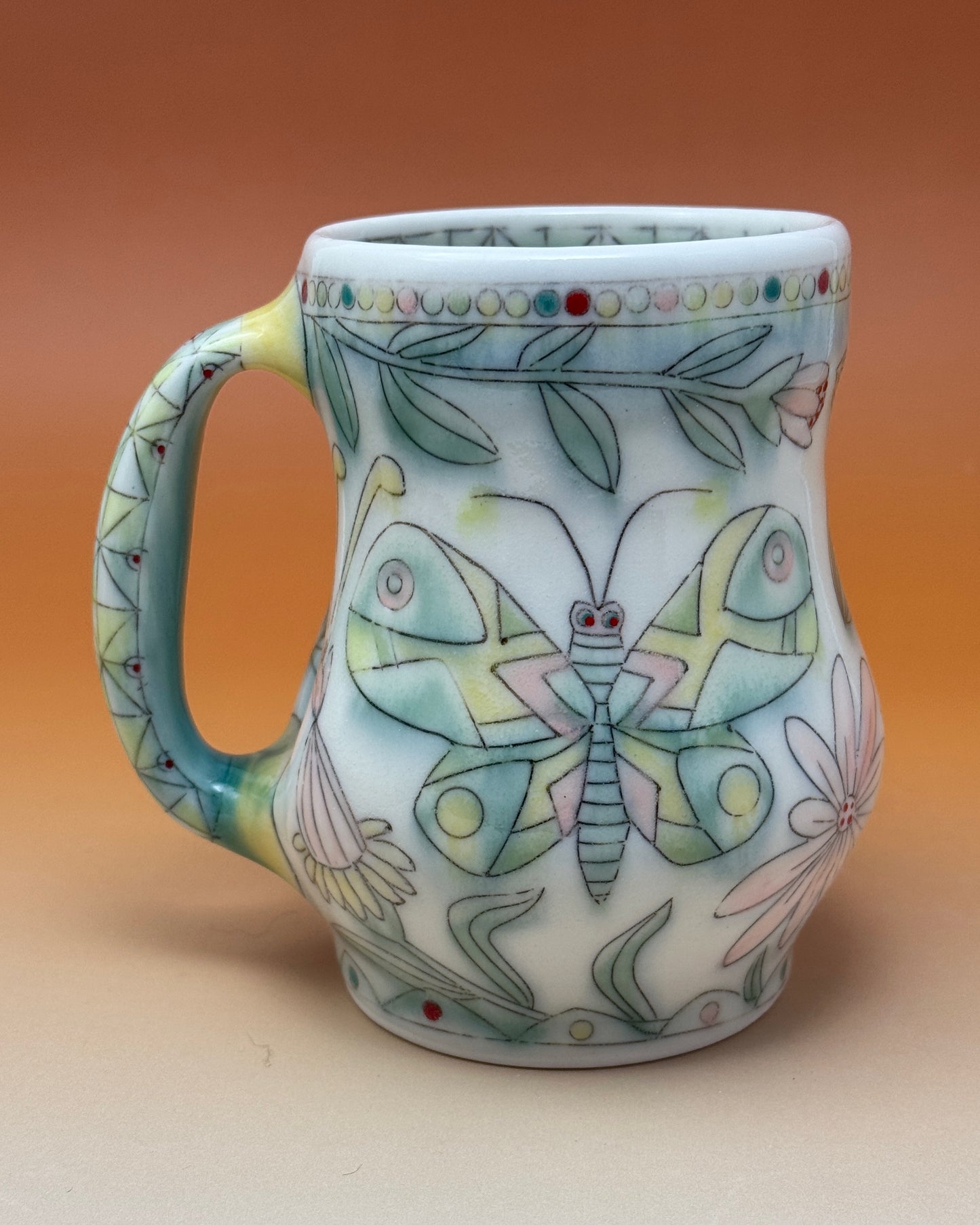 07_16oz Butterfly & Bugs Mug