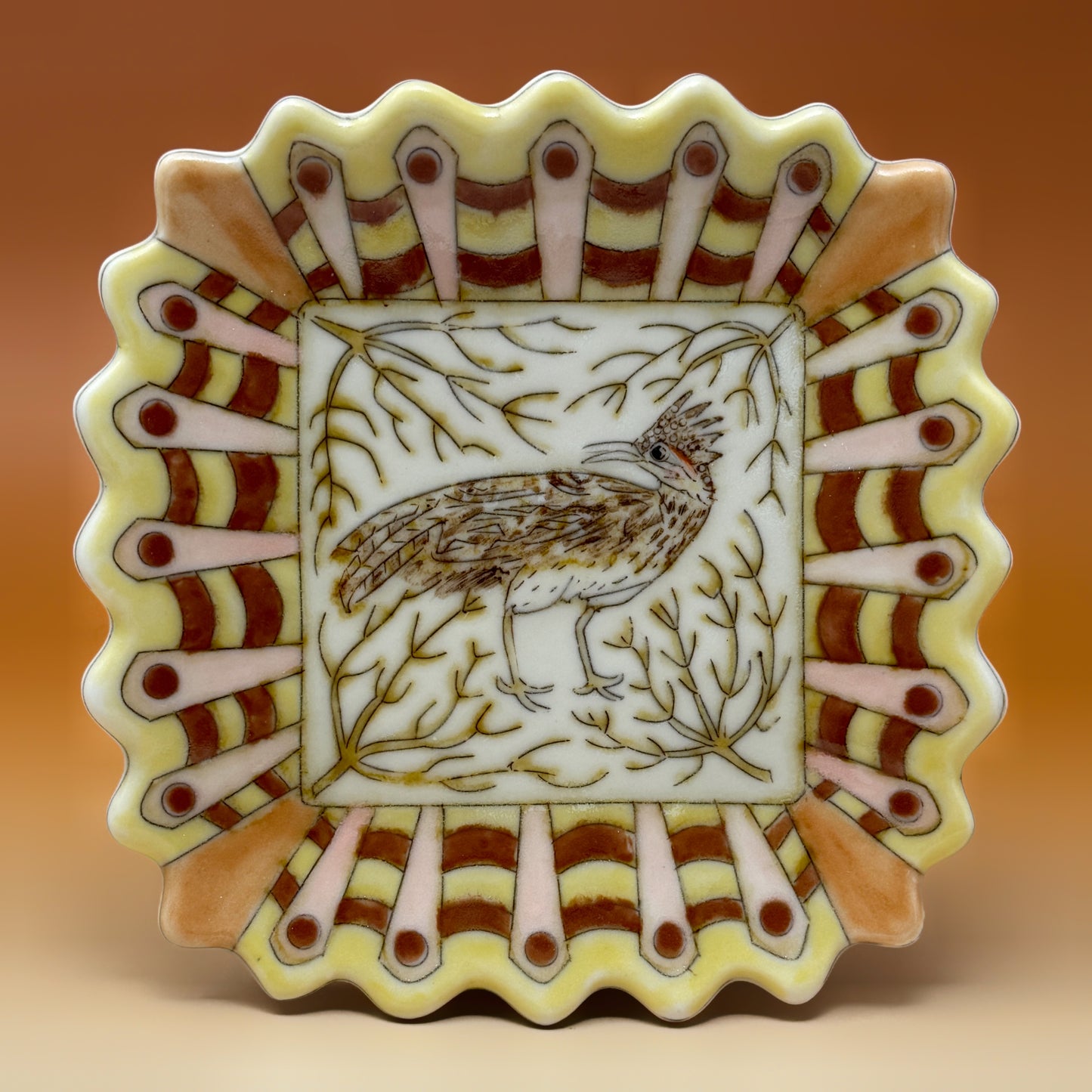 35_Roadrunner Square Plate