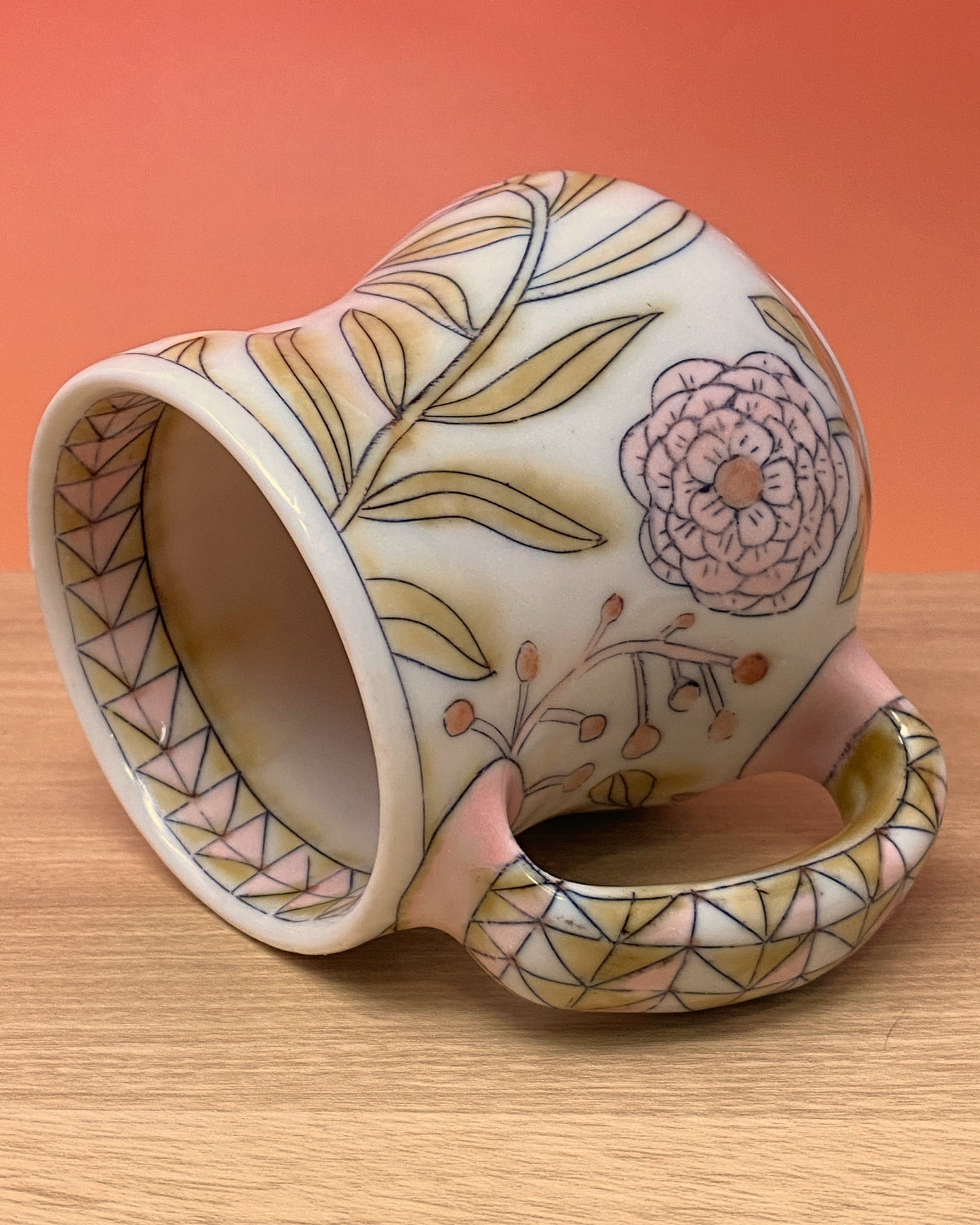 09_14oz Mug:Floral