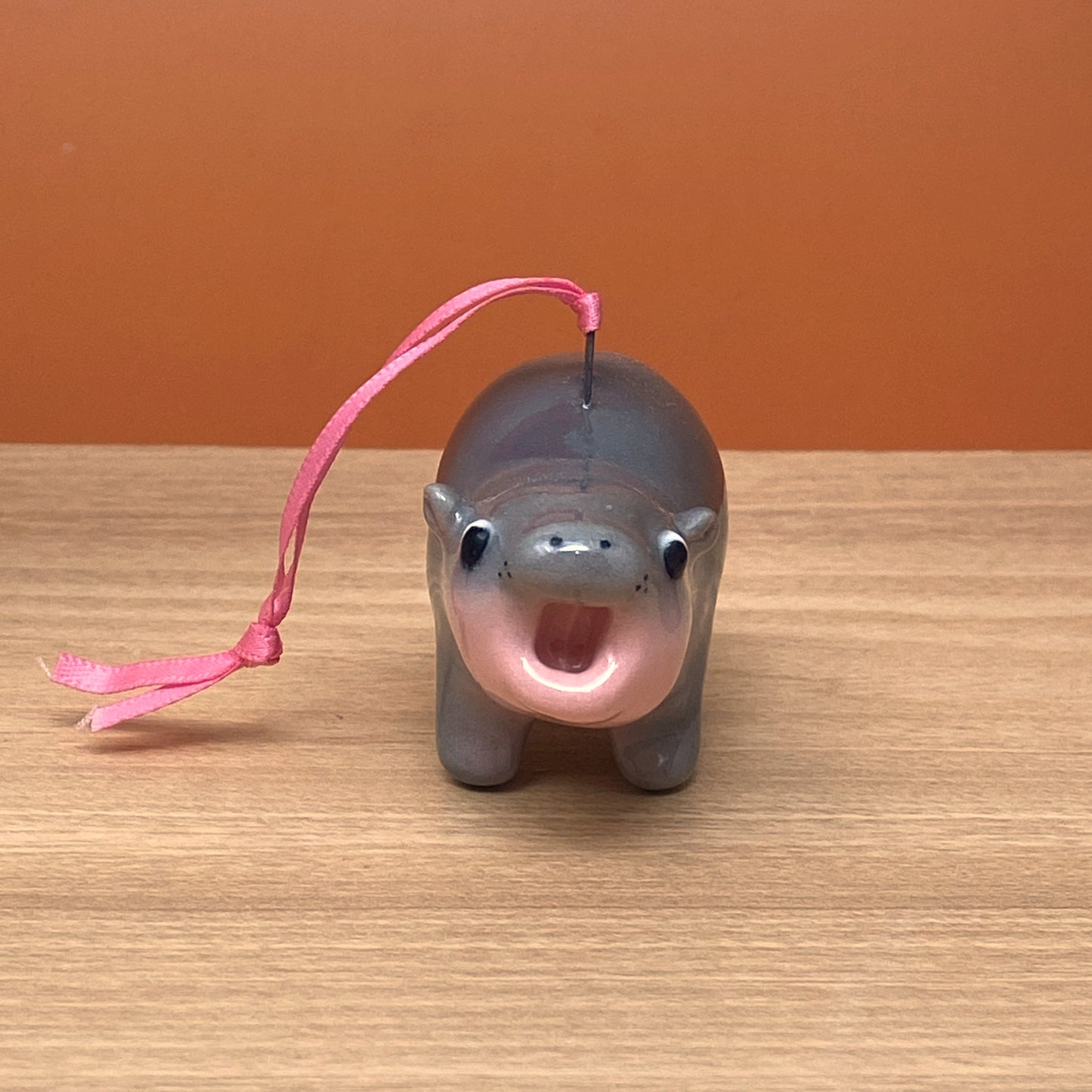 1.5" Baby Pygmy Hippo Ornament