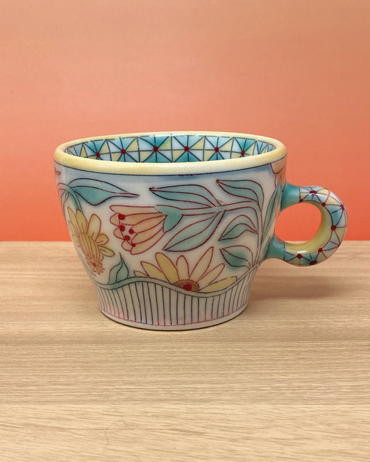 02_9oz Cup: Floral