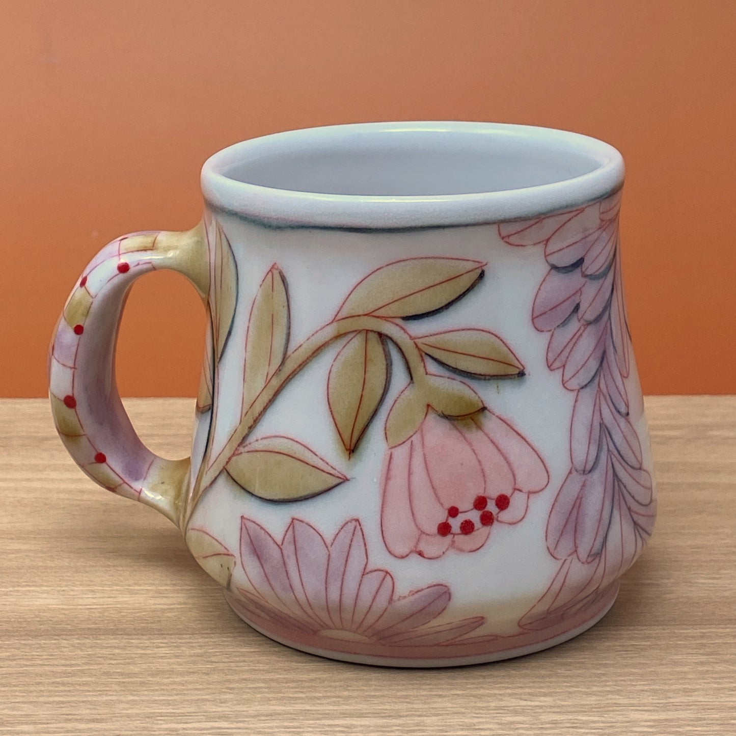 15_12oz Mug: Squirrel, Florals
