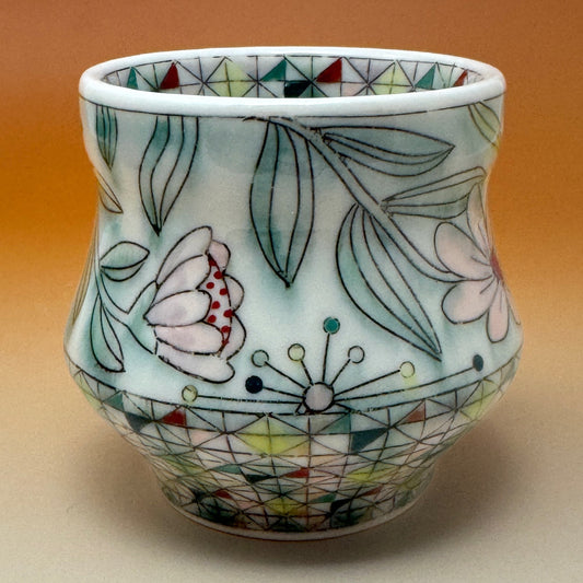 22_10oz Floral Cup