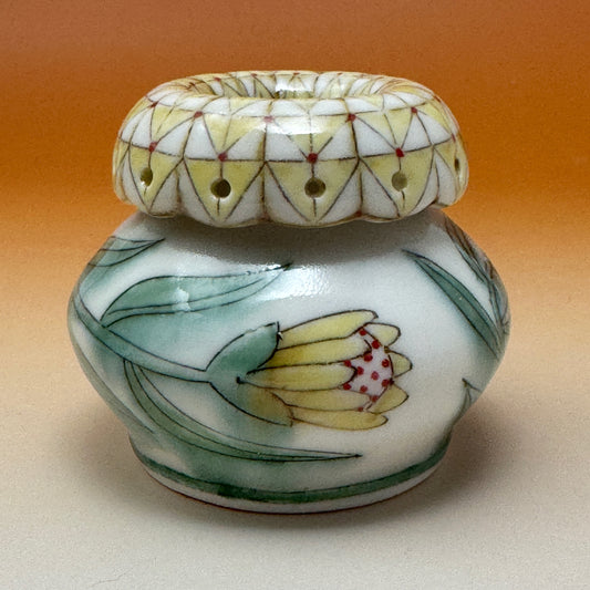 39_Dropped Rim Bud Vase 3" tall