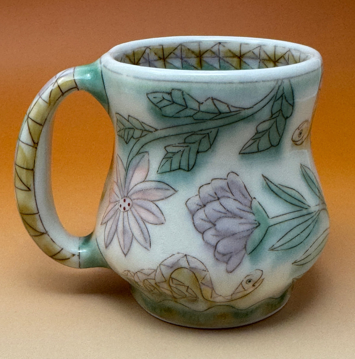 03_13oz Soft Snakes Mug 4" tall