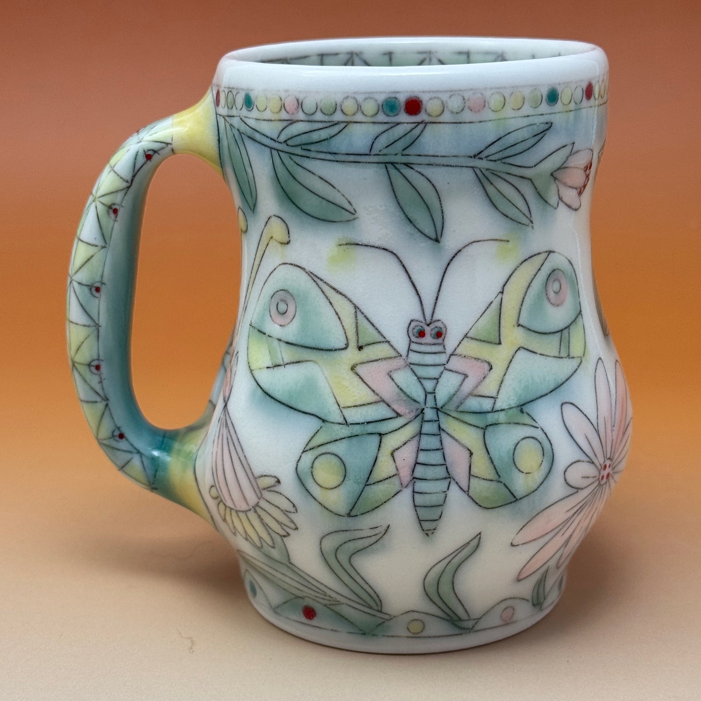 07_16oz Butterfly & Bugs Mug