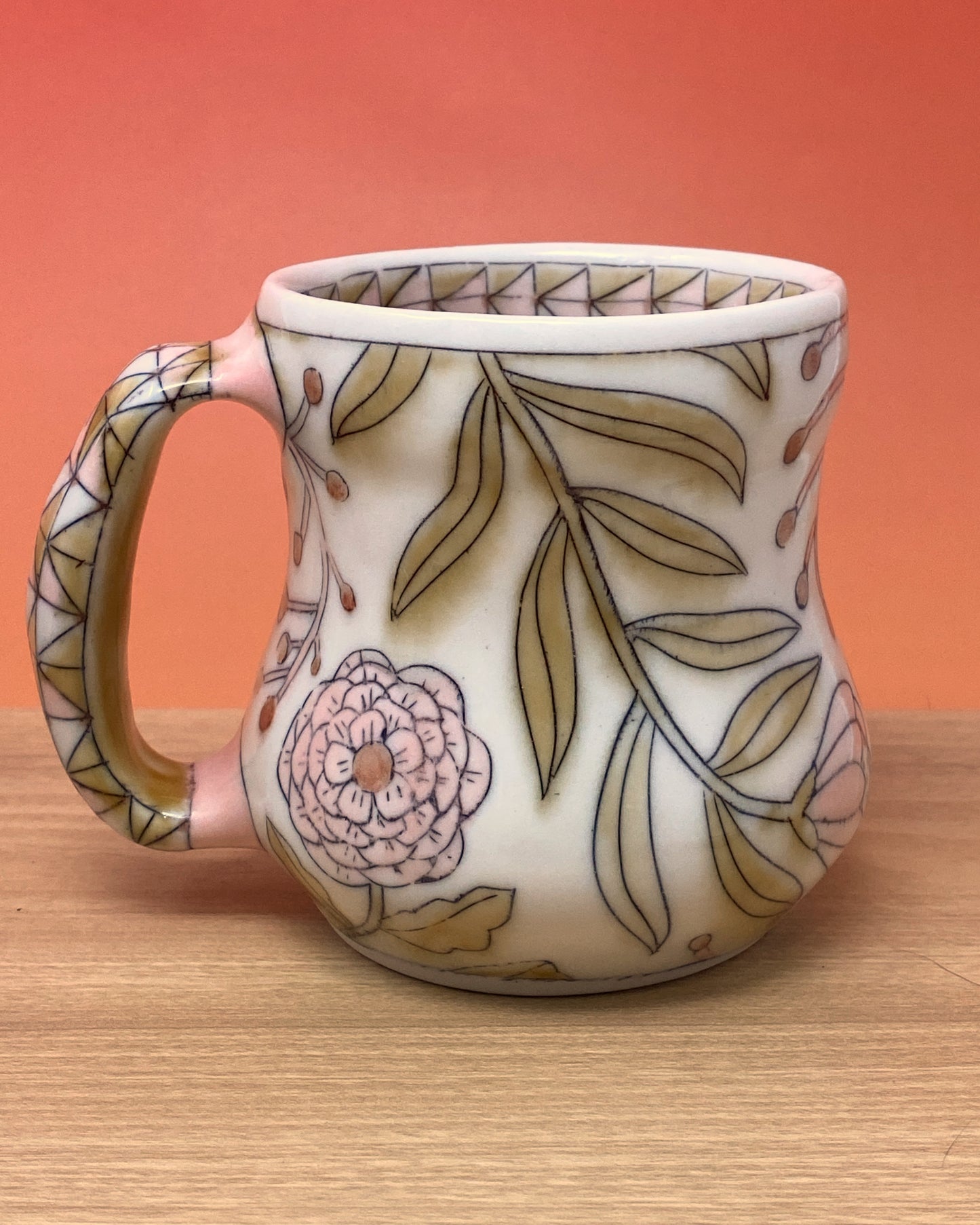 09_14oz Mug:Floral