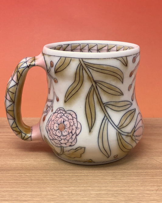 09_14oz Mug:Floral