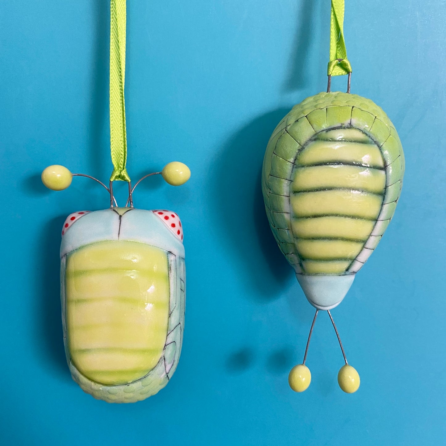 15  Bug Ornament Set of 2