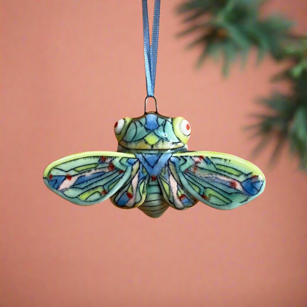 17C Cicada Ornament