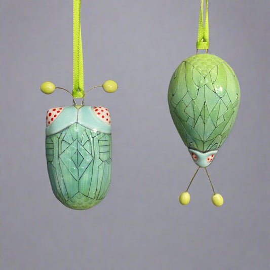 15  Bug Ornament Set of 2