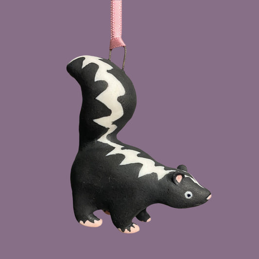 29A Skunk Ornament