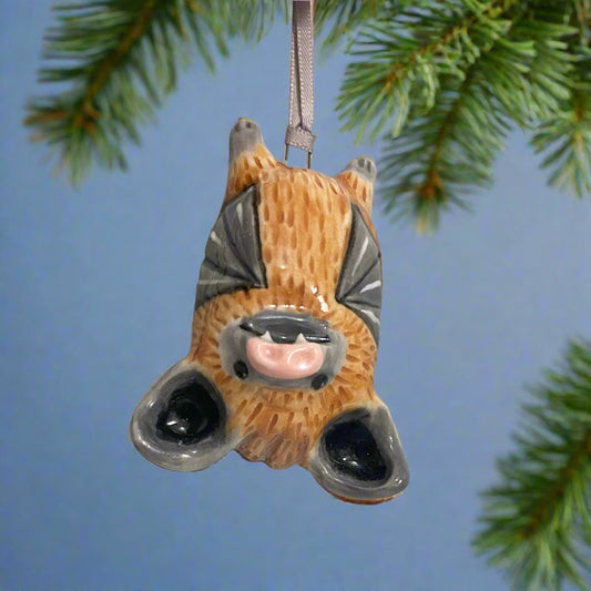 30A Glossy Large Bat Ornament