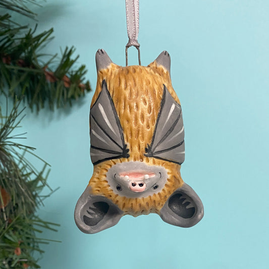 30B Large Brown Bat Ornament