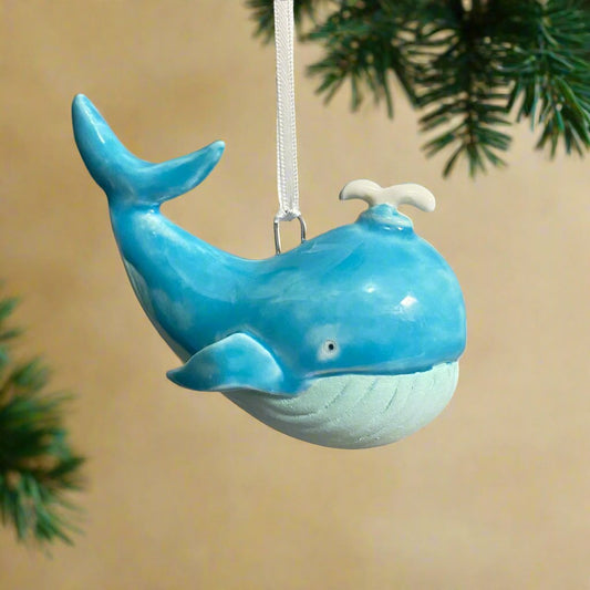 39 Whale Ornament