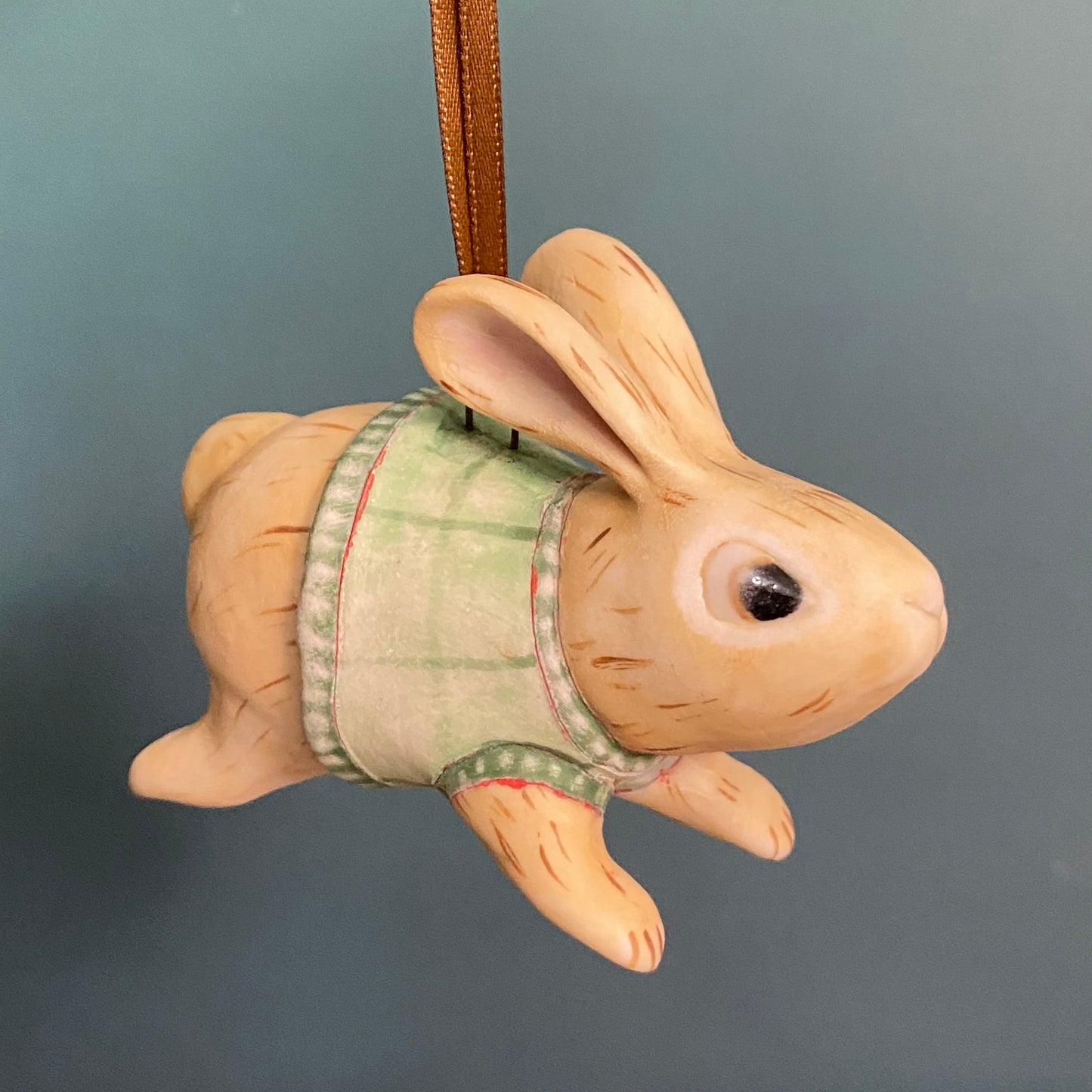 57 Bunny in a Sweater Ornament