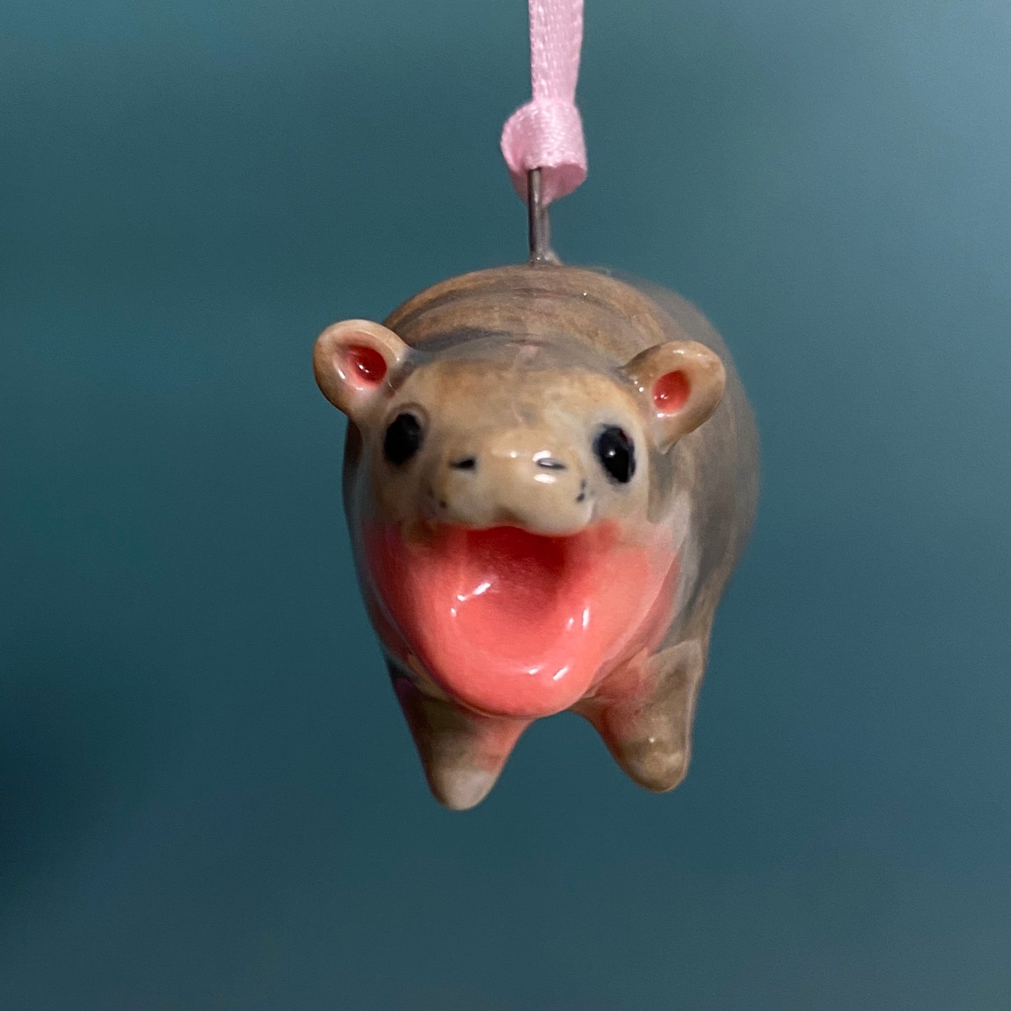 61A Baby Pygmy Hippo Ornament