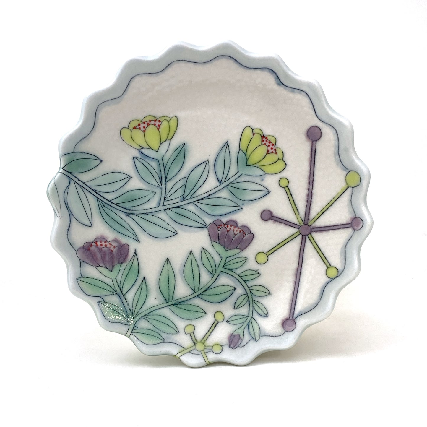 102A Floral Lunch Plate