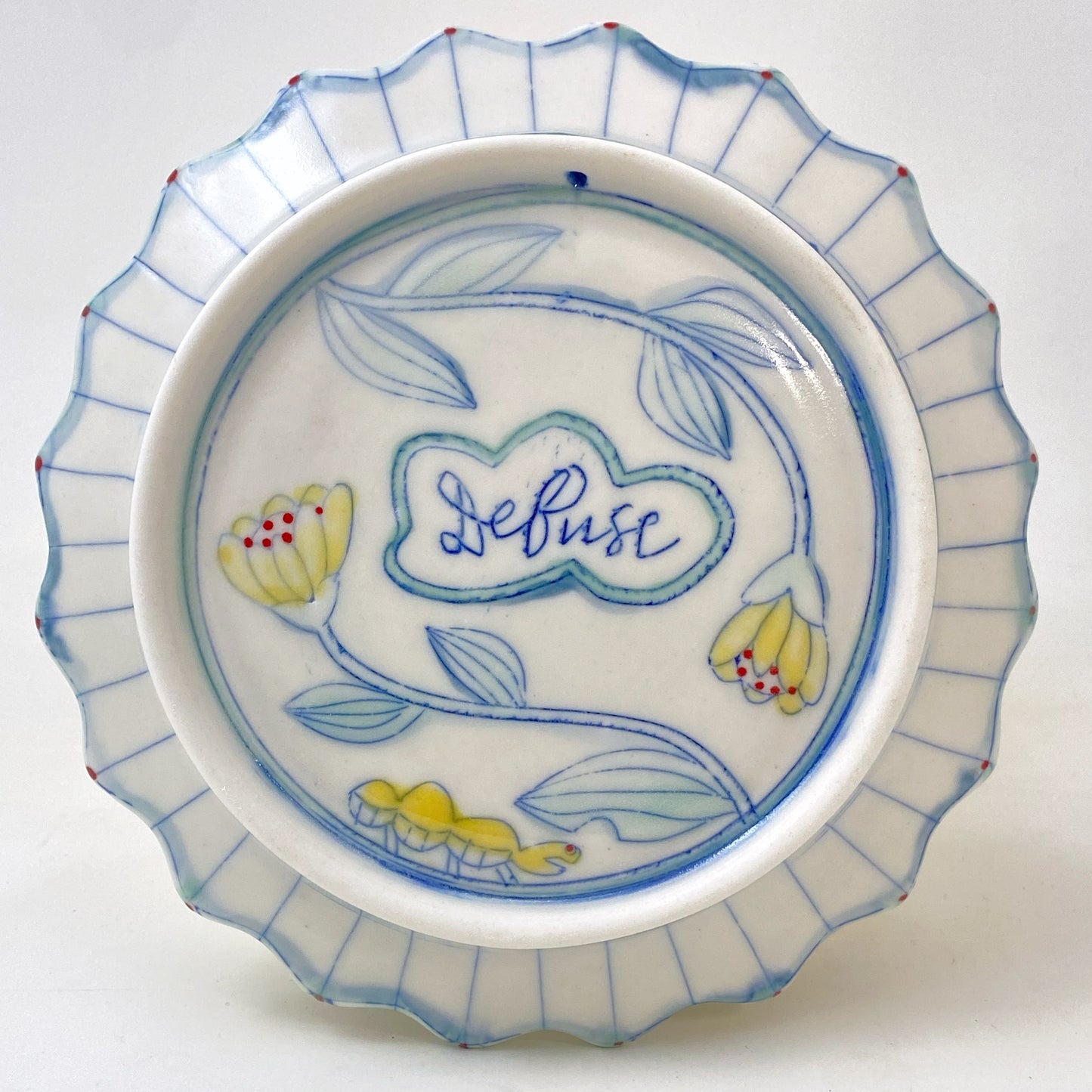 100F Butterfly Snack Plate