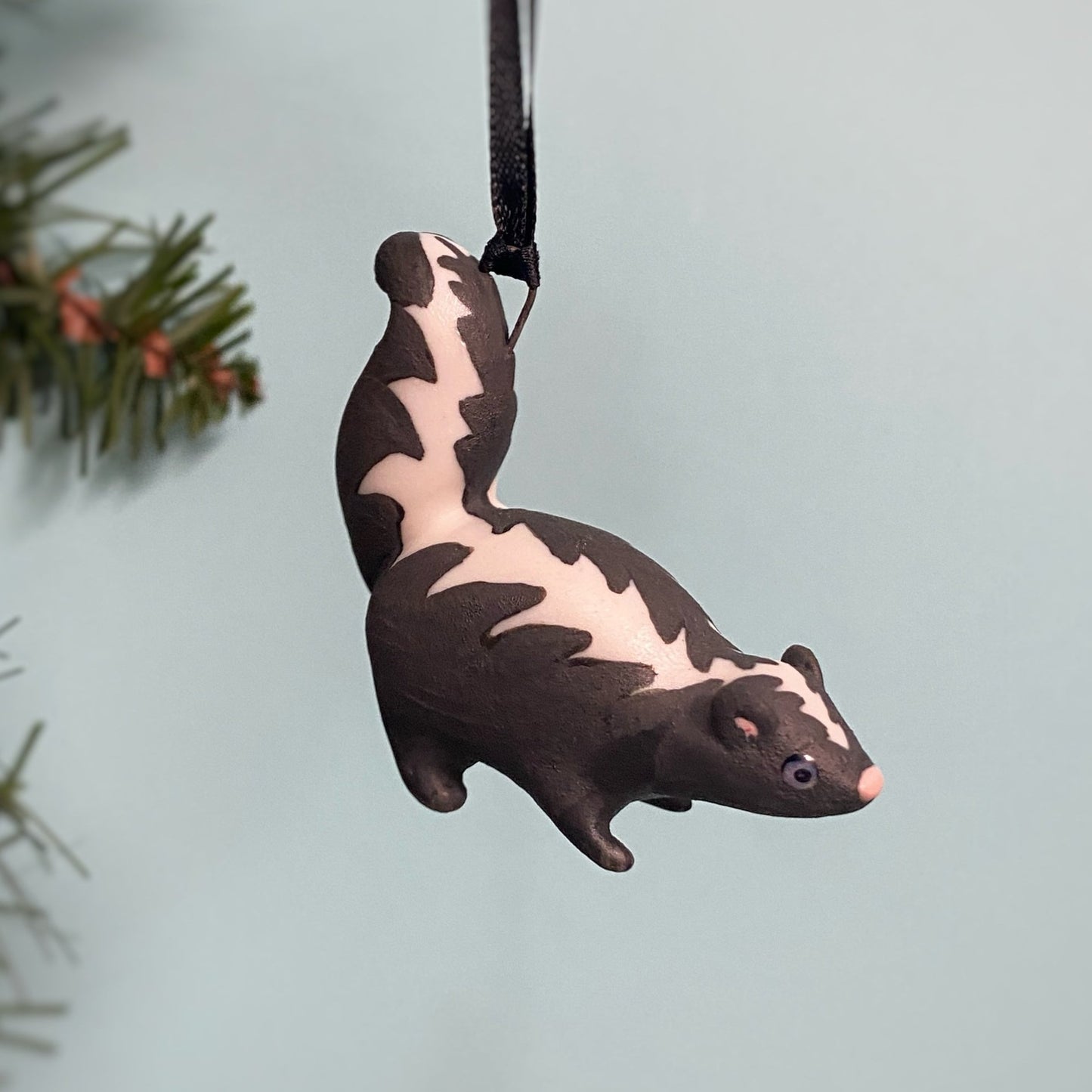 29C Skunk Ornament