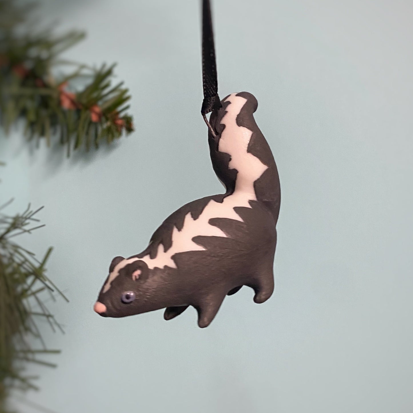 29C Skunk Ornament