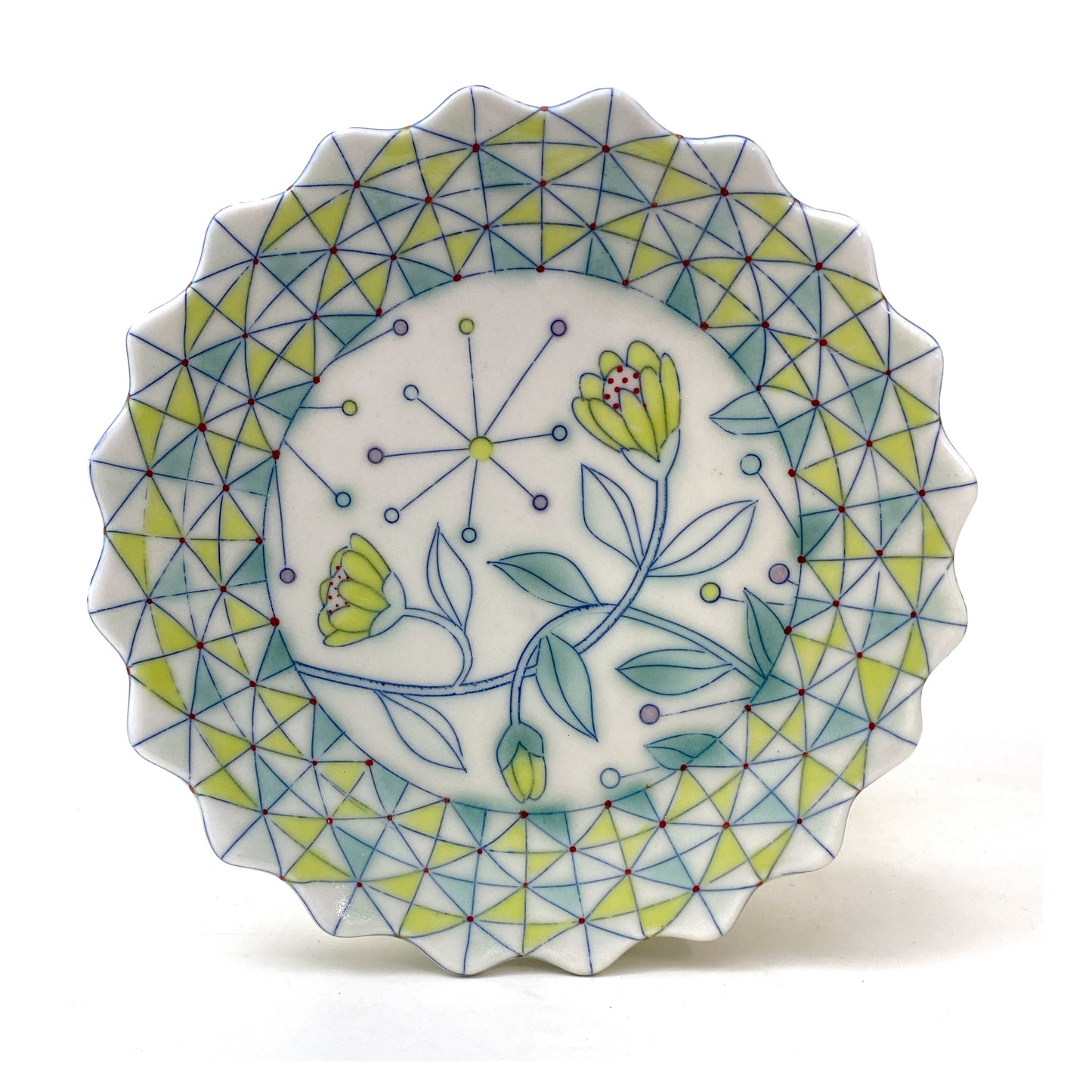 102B Floral Lunch Plate